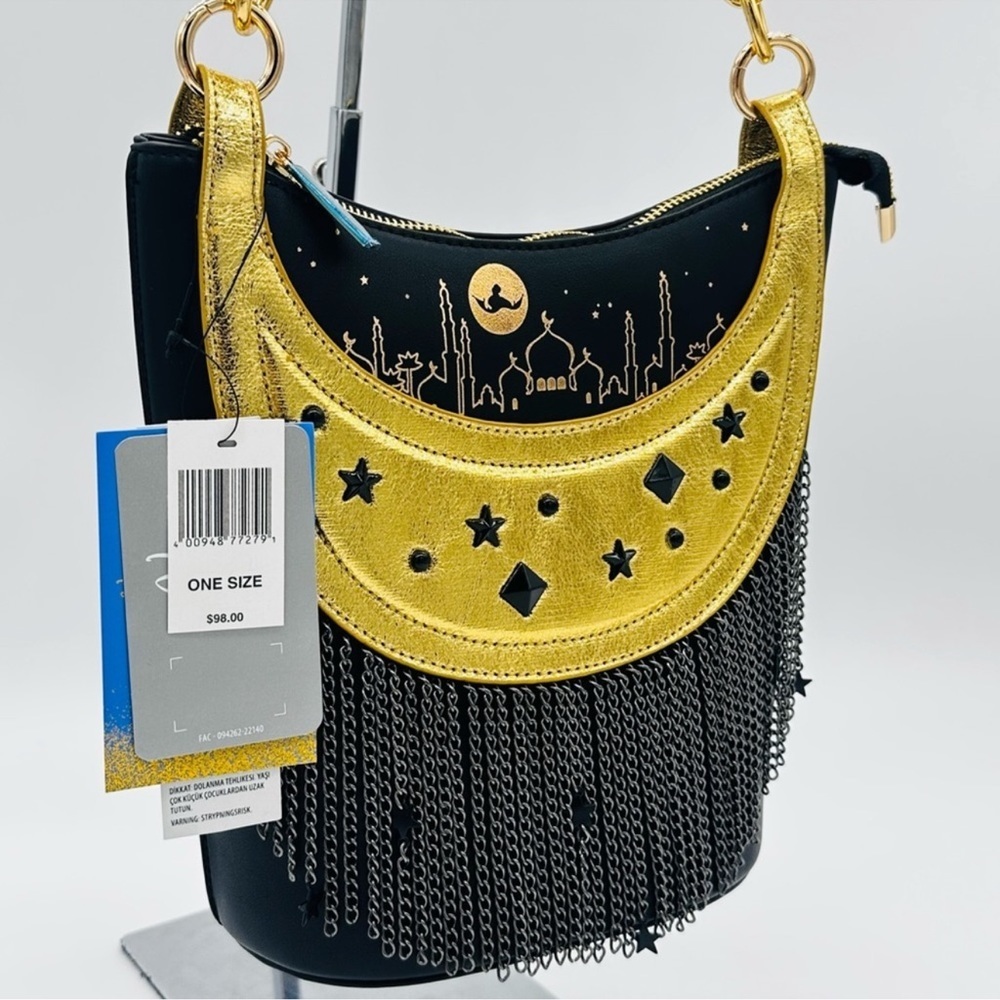 Disney Parks Danielle Nicole Princess Jasmine Crossbody Bucket Bag